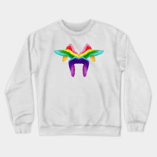 Gay Pride Angel Wings Crewneck Sweatshirt